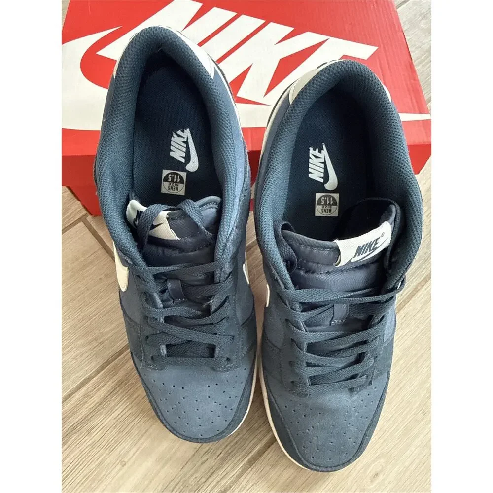 Size 11.5 Nike Dunk SE Low Armory Navy Gum - HQ1931-400 OG BOX Extra Laces